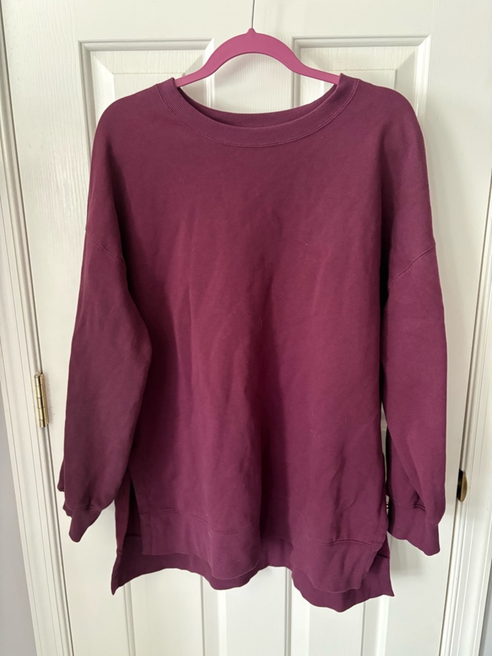 Old Navy Oversized Crewneck Sweater - Plum